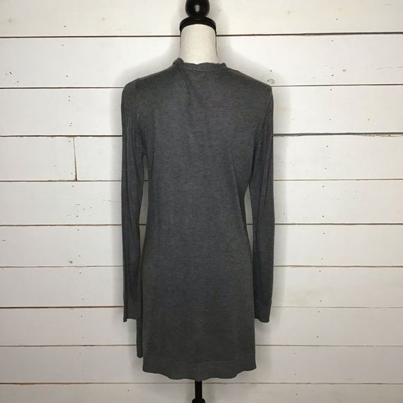 New Maison Jules Open Cardigan Sweater Basic Long - Picture 3 of 8